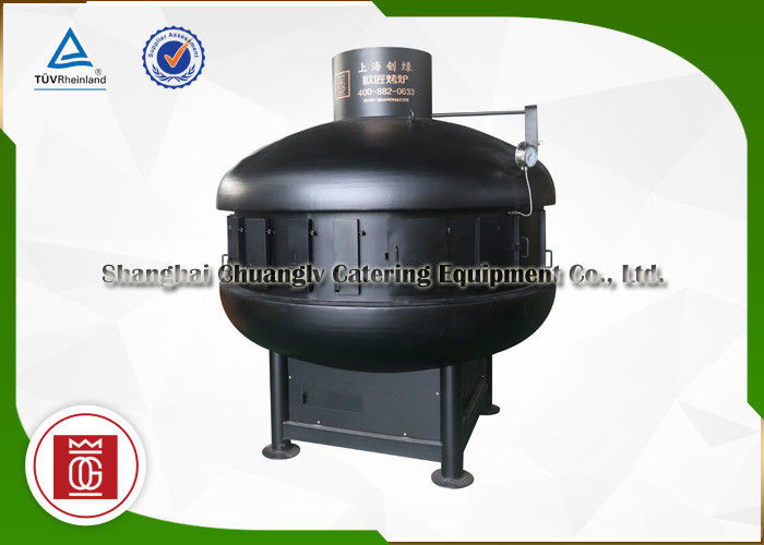 11 Spaces Fish Cooking Charcoal Grill Machine Durable Double Layer