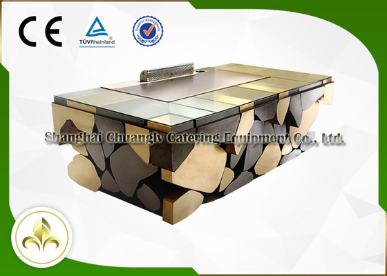 Electromagnetic Induction Teppanyaki Plate Japanese Grill Table Restaurant