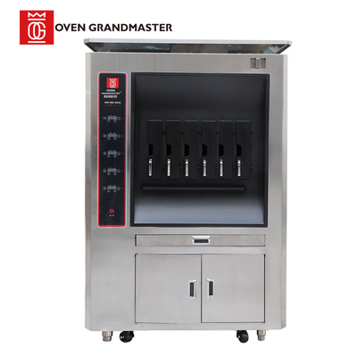 Single Layer Automatic Fish Grill Machine Oven Electric Six Grid Food Plaza