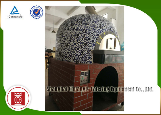 Neapolitan Pizza Oven / Italy Type Pizza Oven Lava Rock Gas Heating