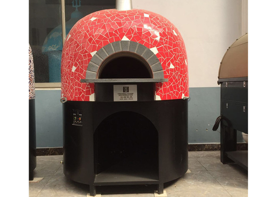 Gas Heating Italy Pizza Oven Lava Rock Materials Various Colors Oven