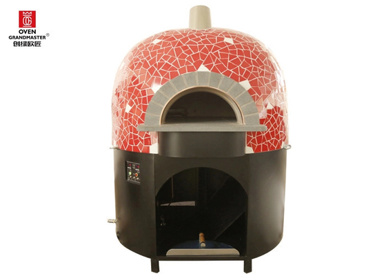 Outdoor Neapolitan Flavor Italian Pizza Oven Gas Heating Locking Moisture