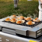 6kw Stainless Steel Electric Barbecue Grill Smokeless For Restaurant