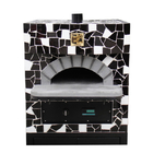 High Temperature And Fire Resistant Pottery Rectangle Lava Rock Gas Heating Italian Pizza Oven