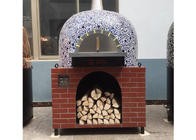 Eco-friendly Italy Pizza Oven Gas Heating Natural Lava Rock Napoli Style