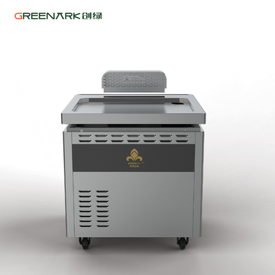 Buy Commercial Kitchen Equipment 4.5KW Multifunction Induction Flat Fryer Teppanyaki Grill with Cabinet online manufacture