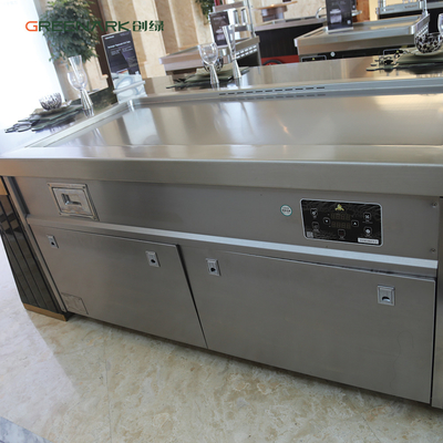 Buy Teppanyaki Grill Table 20mm Steel Top with CE ISO Certification from China Factory  online manufacture