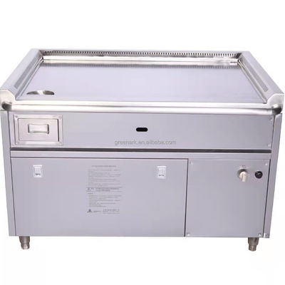 Buy Rectangular Teppanyaki Grill Table with 20mm Thick Heating Plate and 600x400mm Cook Area online manufacture