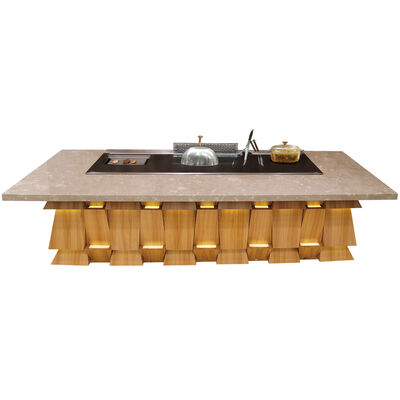 buy Customized Three in One Teppanyaki Grill Table for Soup Grill online manufacture