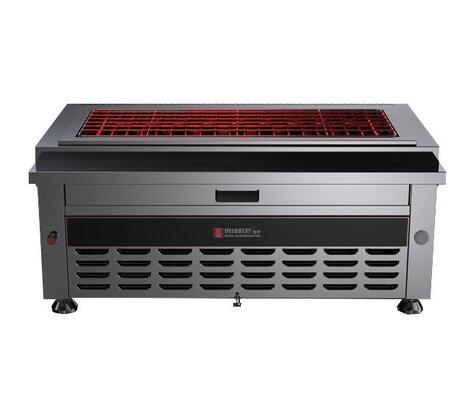 Buy Stainless Steel Rapid Heating 380V/6KW Smokeless BBQ Grill for Commercial Use online manufacture