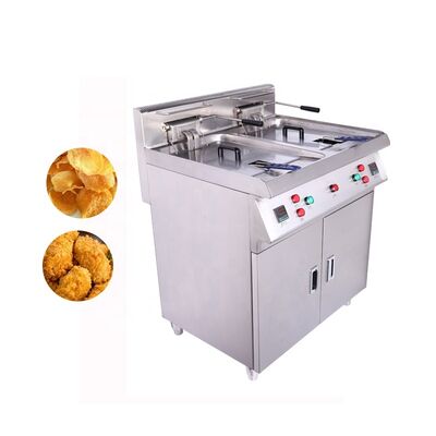 buy 15KW Power Commercial Chicken Fryer Electric Deep Fryer Multifunctional Smokeless for Restaurants online manufacture