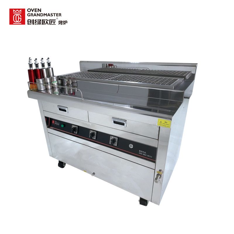 Electric Commercial Barbecue Grills Oven 220V 15KW Super Speed