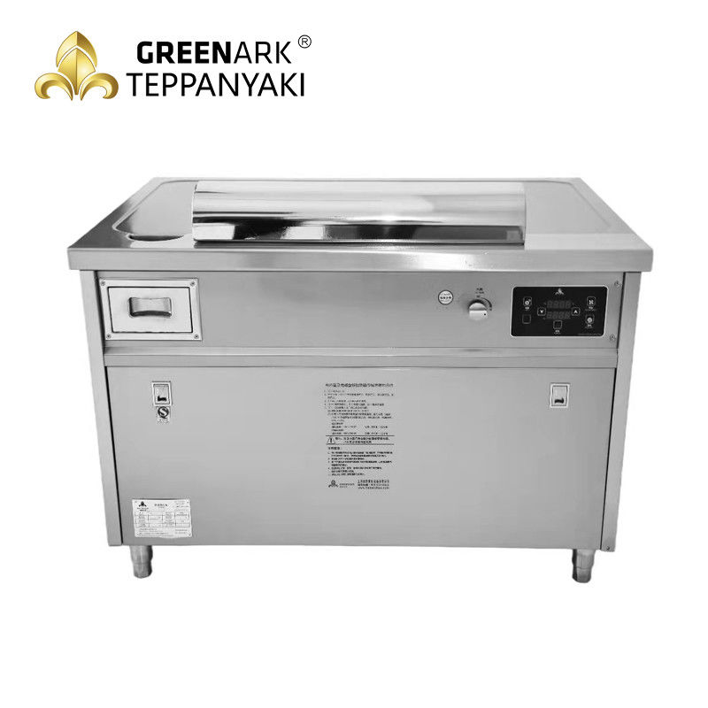 Rectangle Stainless Steel Hibachi BBQ Grill Table For Teppanyaki