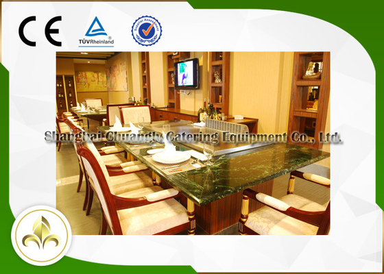 8  Seat Japanese Teppanyaki Grill Table Rice / Noodle Countertop Hibachi Grill