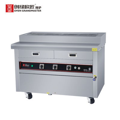 China Factory 3 Burners Commerical Electric BBQ Grill Barbecue Grill Machine