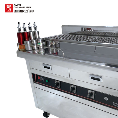 Electric Commercial Barbecue Grills Oven 220V 15KW Super Speed