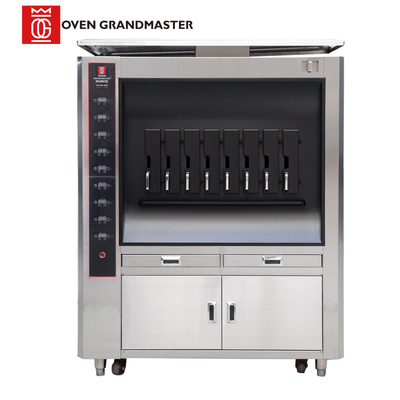 Single Layer Fish Grill Machine Eight Grid 380V Electric Grill Machine