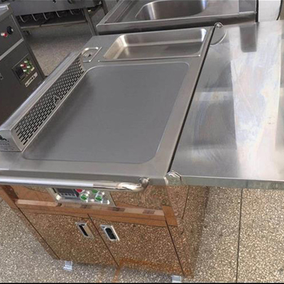 Commercial Restaurant Equipment Gas/induction Electric Griddles Grill Mobile Teppanyaki Table