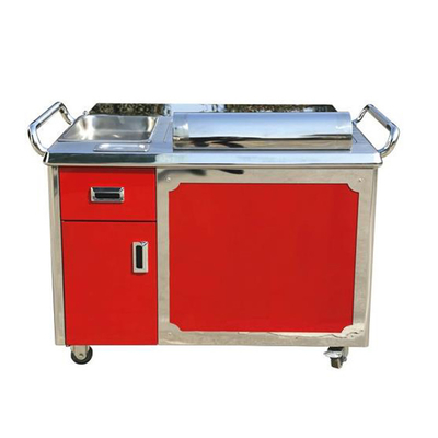 GREENARK TO29 Stainless Steel Mobile Teppanyaki Grill Table 9KW