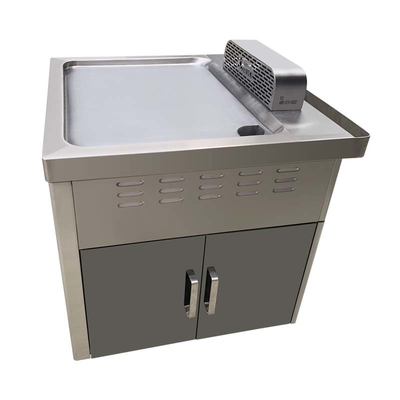 TO36 Electromagnetic Stainless Steel Mobile Teppanyaki Grill Table-Single Furnace