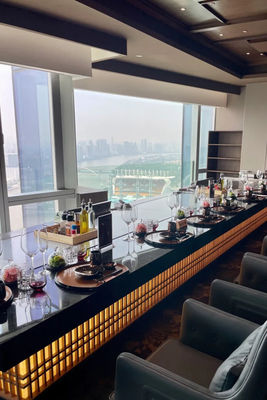 Rectangle Shape Teppanyaki Table Grill