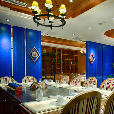 Rectangle Electric Teppanyaki Grill Table With Customized Decoration