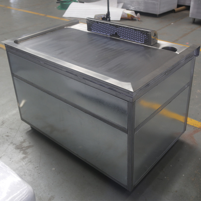 Stainless Steel 304 Teppanyaki Grill Table Gas Heating  Customized Dimension