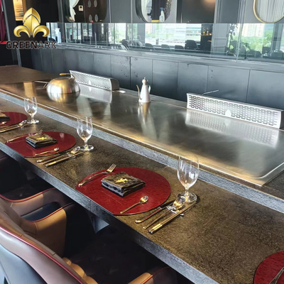 Hibachi Style Custom Teppanyaki Grill Flat Cooking Surface