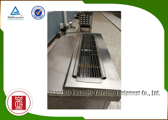 Stainless Steel Electric Barbecue Grill Smokeless For Meat Steak , Kebab , Seafood