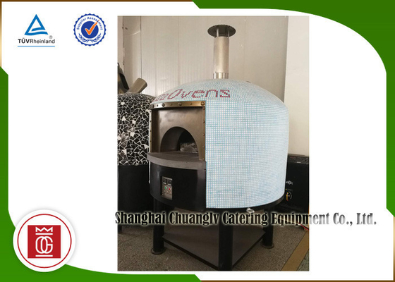 Round Top Italy Commercial Pizza Oven Gas Heating For Indoor , Outdoor