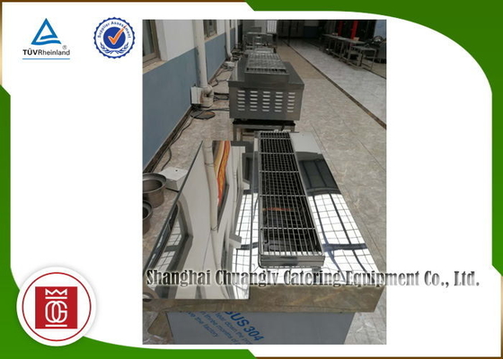 Universal Commercial Barbecue Grills Smokeless Electric Stainless Steel