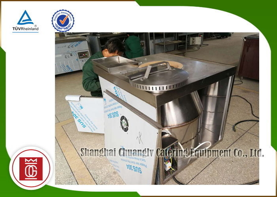 Electric Ceramics / Tainless Steel Pancake Furnace For Food Plaza