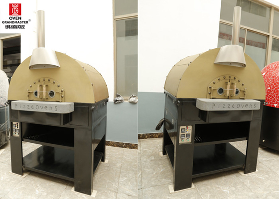 Commercial Round / Square Top Lava Rock Gas Italy Pizza Oven For Outdoor