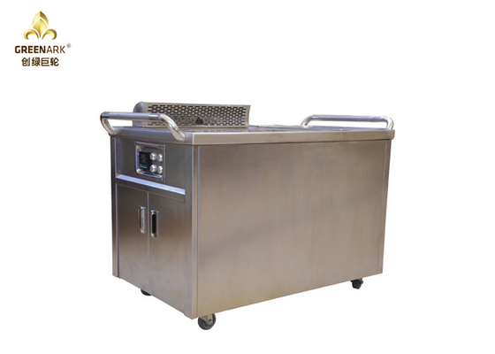 Multifunction Mobile Teppanyaki Table Grill Stainless Steel Induction