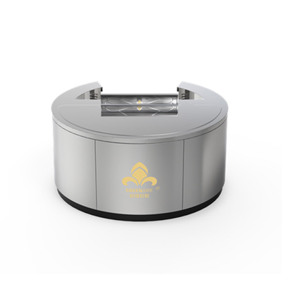 Round Teppanyaki Grill Table can be customized in size and smoke exhaust method （according to needs）hibachi grill