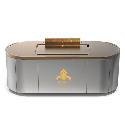 Oval Copper Teppanyaki Table Table can be customized in size and smoke exhaust method （according to needs）hibachi grill