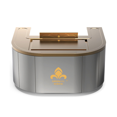 Arched Copper Teppanyaki Table Table can be customized in size and smoke exhaust method （according to needs）hibachi grill