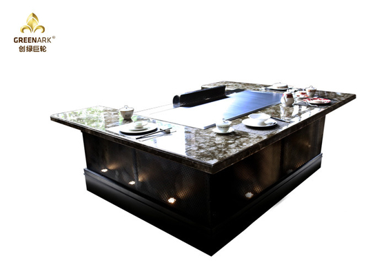 Electric Teppanyaki Hibachi Grill table with sunken air inlet design