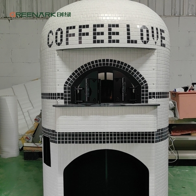 Italian Volcanic Stone Pizza Oven 600°C 15kW Gas Electric