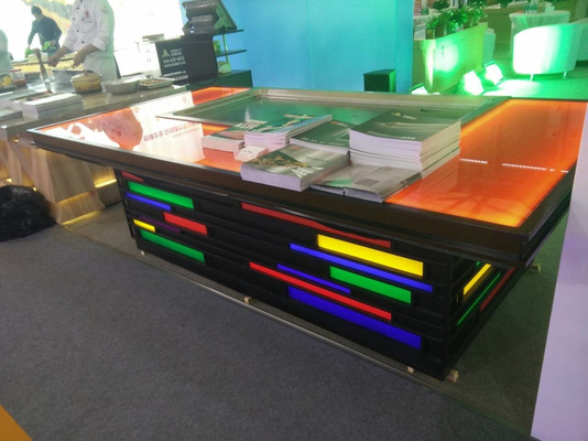 Commercial Teppanyaki Grill Table For Hotel Restaurant Kitchen 8KW