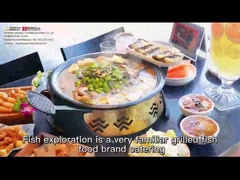 High Efficient Restaurant Electric/Charcoal Fish Grill Oven Machine