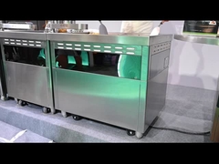 Commercial Kitchen Multifunctional Mobile Teppanyaki Grill Table with Double Furnace