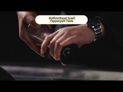 Commercial Kitchen Multifunctional Mobile Teppanyaki Grill Table With Double Furnace